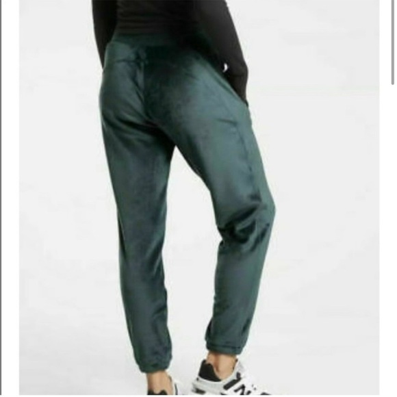 Athleta Double Cozy Karma Jogger Small Green - Picture 3 of 7